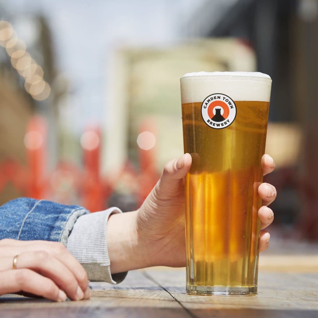 Cover Image for Buy 1 get 1 free on a pint of Camden Hells at The British Queen